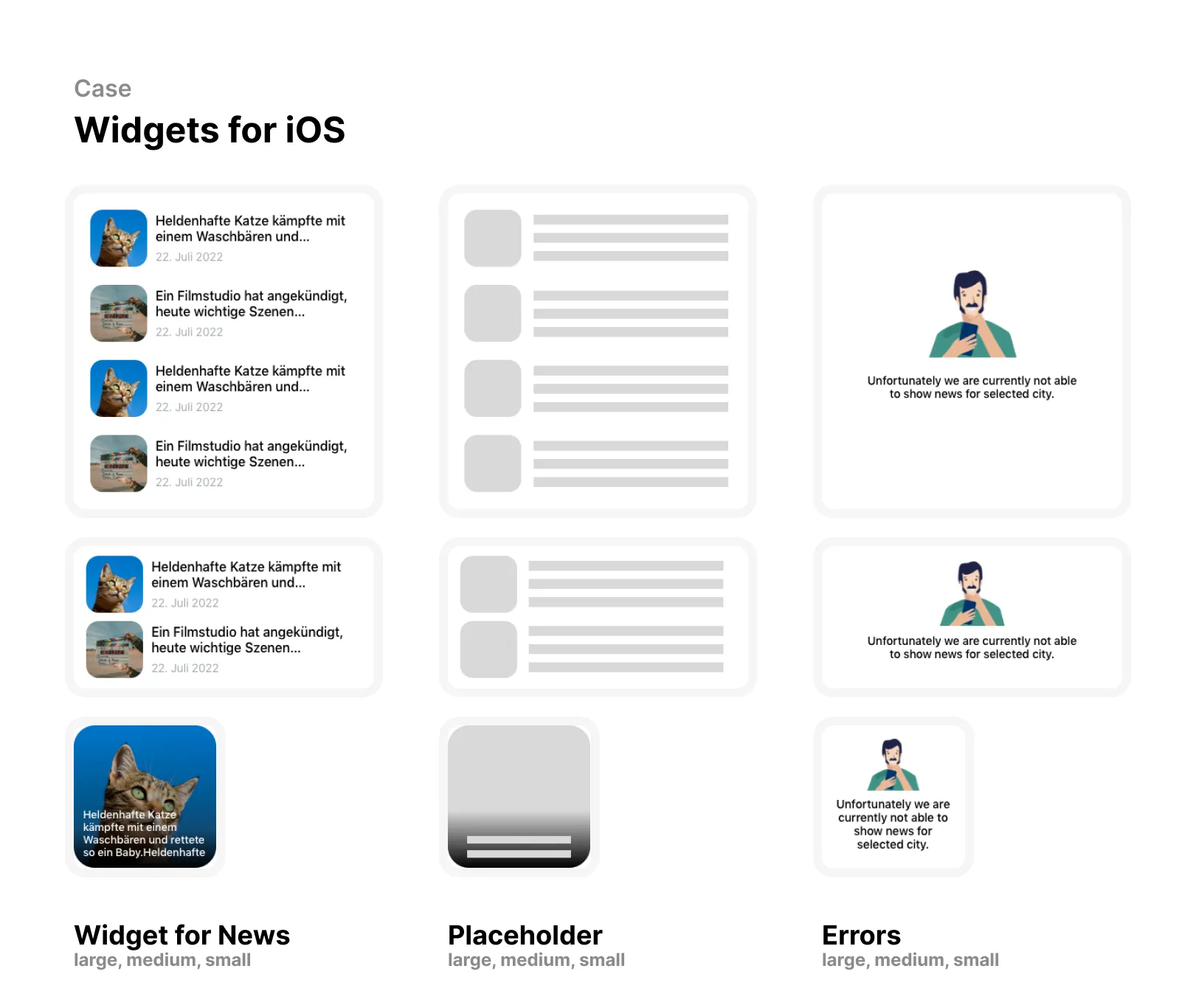 Telekom — Case 3: Widgets for iOS (service name: News)